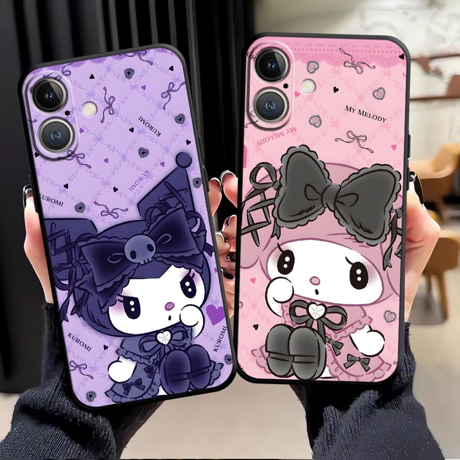 Чехол для Apple iPhone 17 Pro Max 12 13 Air 15 Pro 7 8 14 XR XS MAX 16 11 Funda Чехол для телефона SanrioS Милая КуромиS