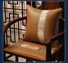 Круглая подушка на сиденье из ротанга с ледяным эффектом Rosewood - Дышащая, Охлаждающая подкладка для обеденных или чайных стульев