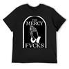 Ему. Футболка Mercy Fvcks, синяя, архивная, винтажная одежда, хлопковые футболки с рисунком, большие размеры, мужские рубашки, футболка с рисунком