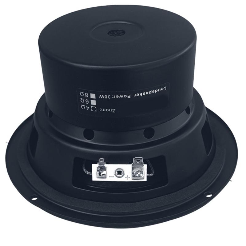 5,25-дюймовый 4-омный сабвуфер Hi-Fi компонентный динамик металлический рупор для глубоких басов и захватывающего звукового опыта аксессуар