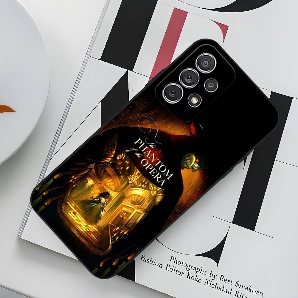 Чехол для телефона «Призрак Оперы» для Sumsung Galaxy S24 S23 S22 S21 S20 A24 A34 N20 M54 A54 A53 Fe Plus Ultra Черный Мягкий Чехол