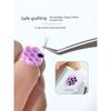 Magic Eyelash Glue Cup Self-Adhesive Plum Blossom Cup with Built-In Adhesive for Eyelash Extension Honeycomb Glue Cup Special Tool