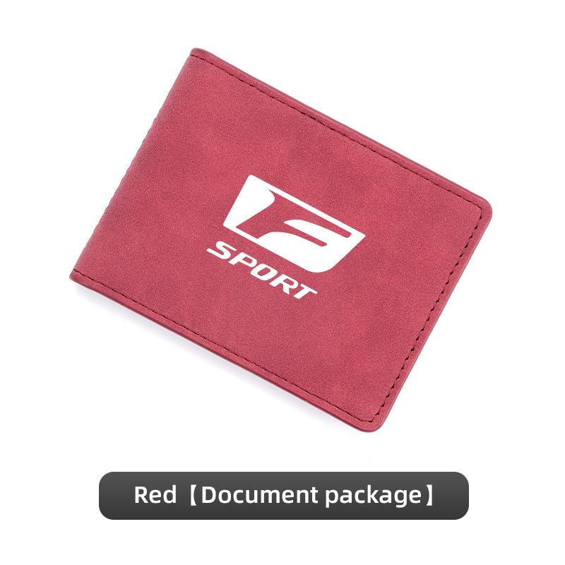 Car Styling Driver License Bag Wallet ID Card Storage For Lexus GX460 GX RX450h IS250 IS300h NX300h RX400h RX350 LS RX300 GS RX AEF1