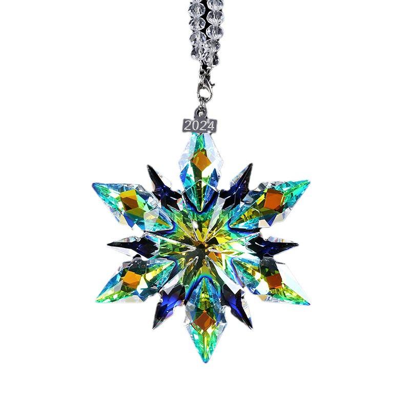 Crystal Snowflake Car Pendant Jewelry