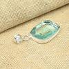 Green Amethyst Solid 925 Sterling Silver Handmade Lovely Pendant For Women