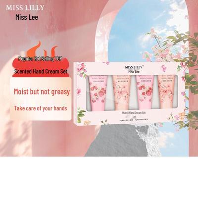 Набор ароматизированных кремов для рук Miss Lilly
