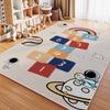 Children's Room Crystal Pile Rug Stain Resistant Washable Bedroom Bed Rug Game Rug Living Room Crawl Mat Home Decor