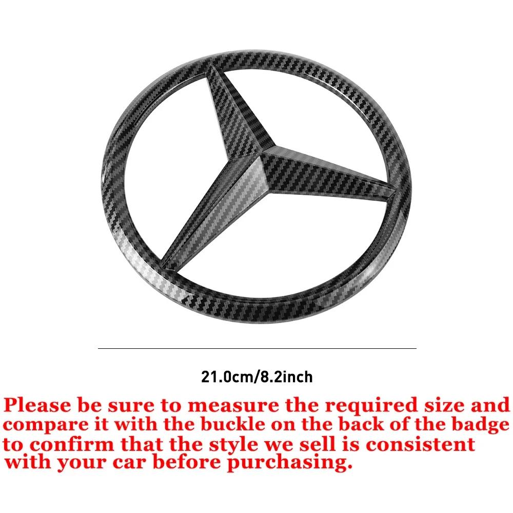 For Mercedes Benz Car Accessories Front Hood Grille Emblem Cover Auto Decoration Sticker for Mercedes Benz W204 W176 W212 A C E