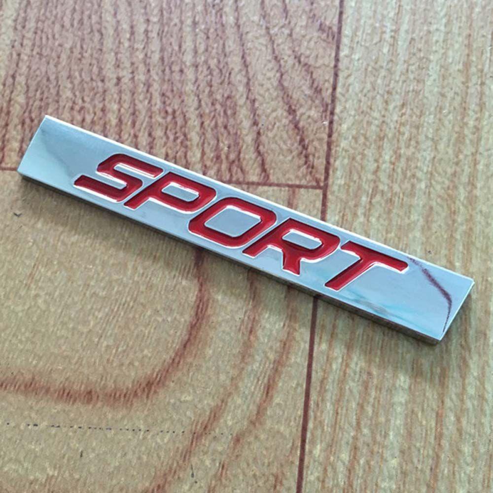 Metal Badge Square Bar Car Styling Decal Emblem Badge Auto Refitting Accessories 3D Car Sticker