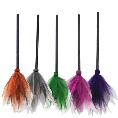 Съемная ведьмина метла реквизит для костюма на Хэллоуин для украшения вечеринки на фестиваль призраков