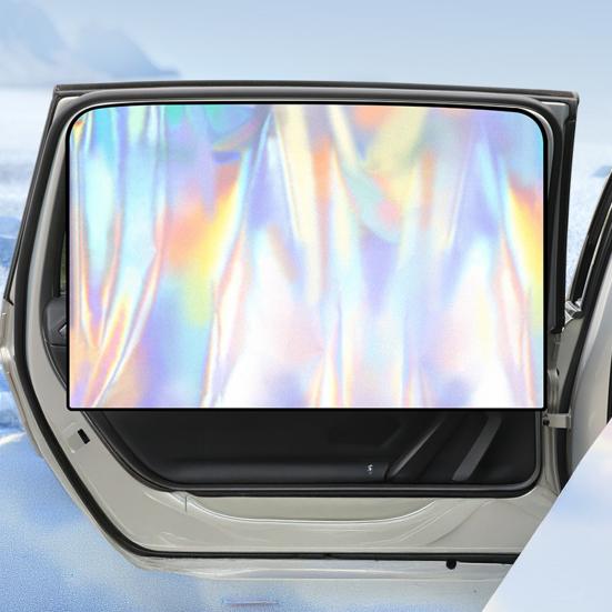 1/4 шт. солнцезащитные шторы на окна автомобиля, магнитные детские шторы на заднее окно для защиты от ультрафиолета, дышащая сетка, солнцезащитные шторы, складные шторы для большинства транспортных средств