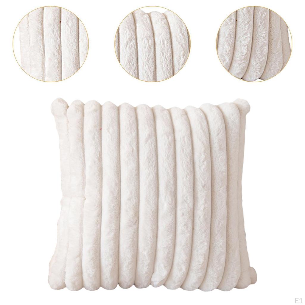 Чехол для подушки из плюша, стильный, простой, современный, квадратный чехол для подушки, наволочка для