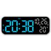 9-inch Multifunctional LED Clock with Multiple Alarms - Model 2802