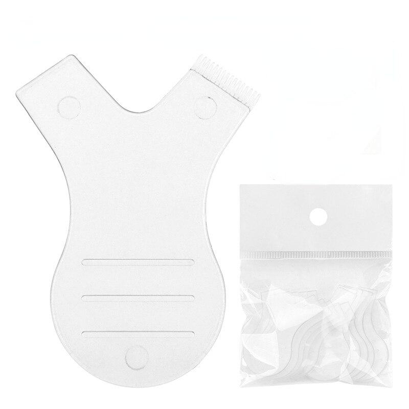 10 шт. Y-образные щипцы для завивки ресниц, силиконовые подушечки для завивки, аксессуары для ламинирования ресниц, щеточка для ресниц, гребень для очистки, инструмент для наращивания ресниц