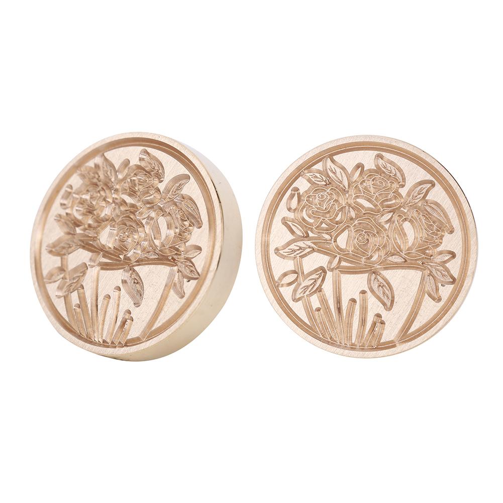 Розарий Ретро печать сургучная печать головка огненная краска для приглашения подпись