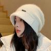 New Autumn and Winter Knitted Hat Rabbit Fur Hat Women's Winter Hat Winter Warm Ear Protection Wool Hat