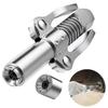 Lock Clamp Type Oil Nozzle Grease Gun Nozzle Manual Electric Pneumatic Grease Nozzle Coupler Flat Nozzle Accessory