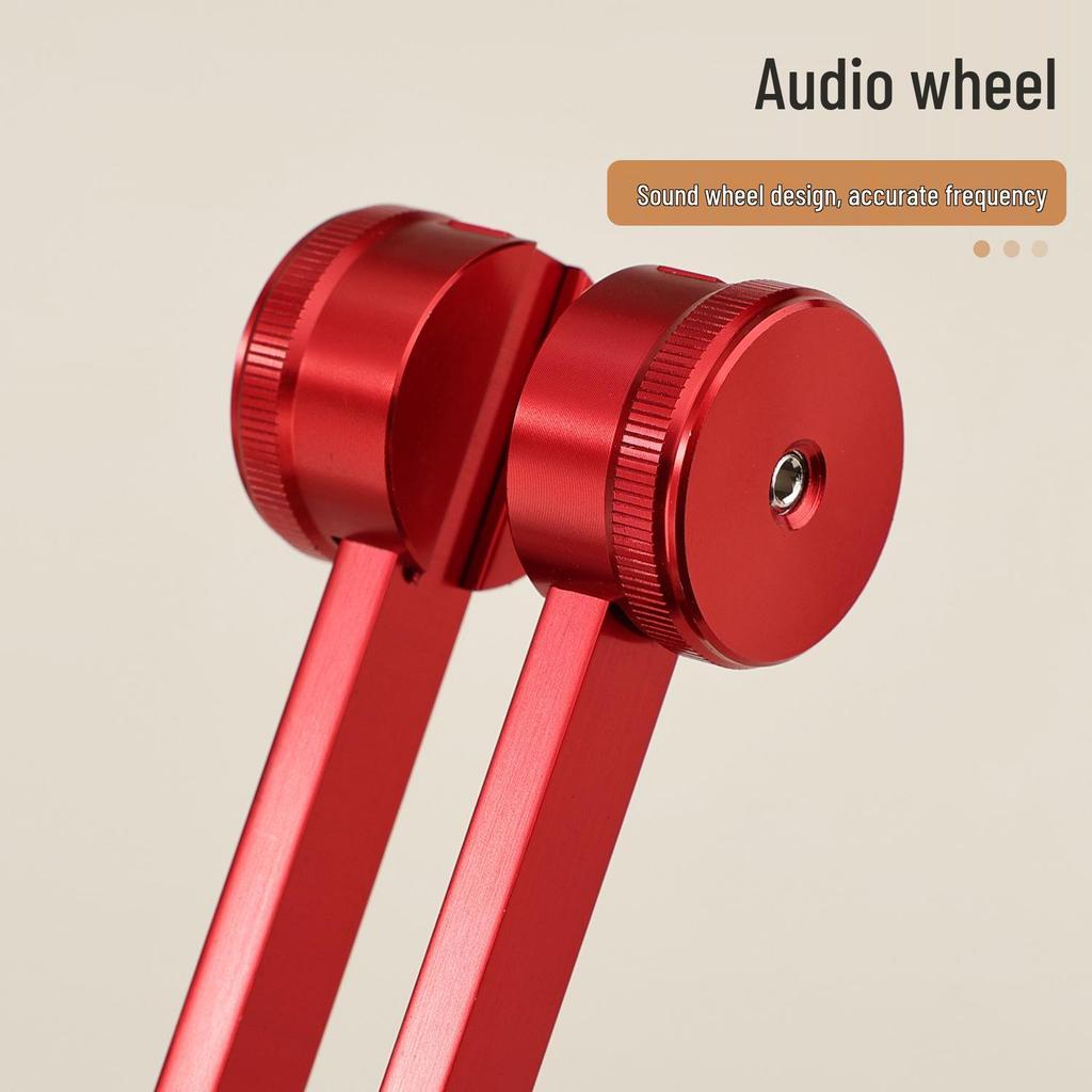 Aluminum Tuning Fork Set: Colored Eight-piece Sound Therapy with Wooden Gift Box