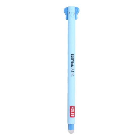 Стирающаяся ручка 0,7 мм с черными чернилами, с мягкой рукояткой, приятной для кожи, с милыми колпачками в виде животных, кнопочный механизм, перезаправляемые ручки, школьные принадлежности