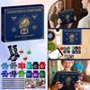 Dice Advent Calendar For Boys, 24-Day Countdown Gift With Dice Set And Themed Pencils, Tabletop Game For Teens