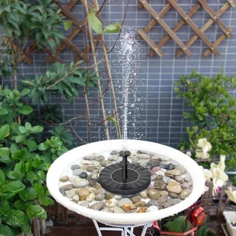 Floating Fountain Solar Fountain Super Long Life Environmentally Friendly Multiple Water Types Multipurpose 110cm