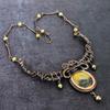 Bumble Bee Jasper Handmade Copper Wire Wrap Jewelry Necklace 18" D0n58