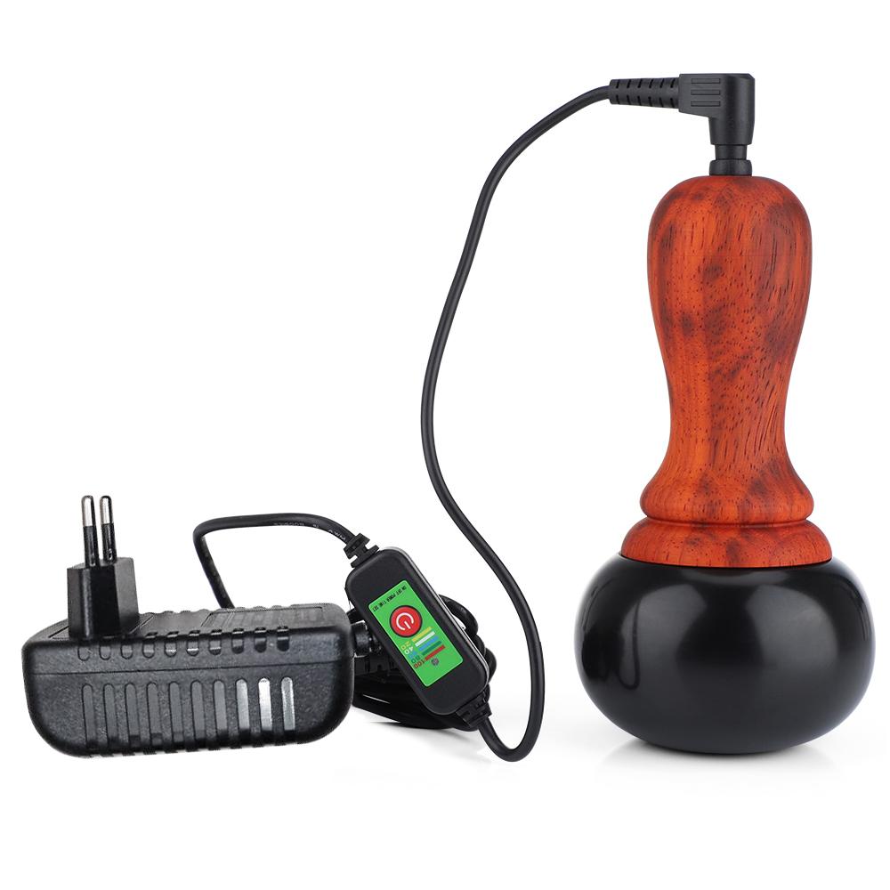 Горячие камни для массажа с подогревателем Бианши Тайцзи-шар Гуаша Скребок-массажер для лица, глаз, живота, спины Домашний СПА Релакс