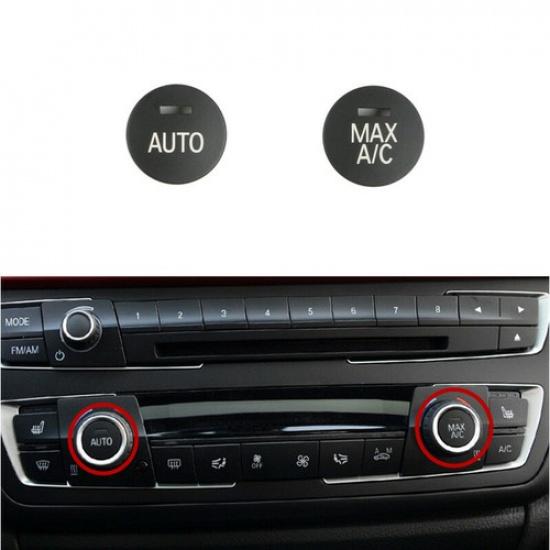 Car Air Condition AC Button Trim AUTO + MAX A/C For BMW 3 4 Series F30 2013-2018