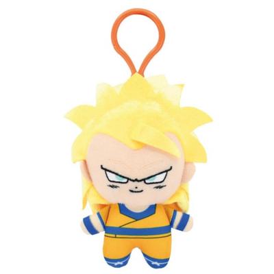 Dragon Ball DAIMA Super Saiyan 3 Son Goku [Mini] плюшевый талисман Chibi с пластиковым крючком
