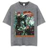 Adventure Bizarre Run Retro Steel Ball Anime Pickling Men'S And Women'S Clothing T-Shirt Comic T-Shirt Casual Short Sleeve Crew Neck