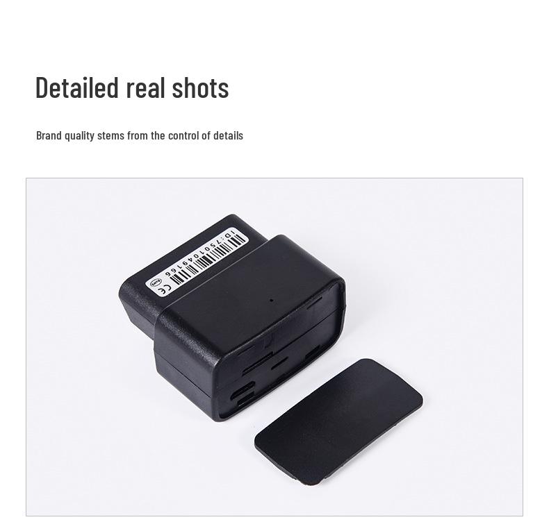 Автомобильный GPS-трекер с OBD-интерфейсом и функциями защиты от угона - Plug & Play