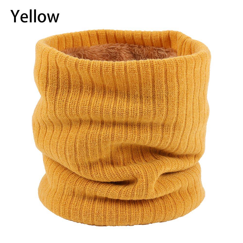 Windproof Collar Scarf Neck Warmer Winter Neck Gaiter Fleece Lined Scarf Circle Loop Scarves