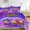 Kpop Demon Hunters Print 3Pcs Bedding Setduvet Cover With 2 Bedropillowcase Home Birthday Gift