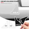 LSQW6 Car Door Corner Transparent Protective Stickers Accessories For KIA EV6 Stinger RIO Sorento Picanto Ceed Borrego Syros K4 K5 K9