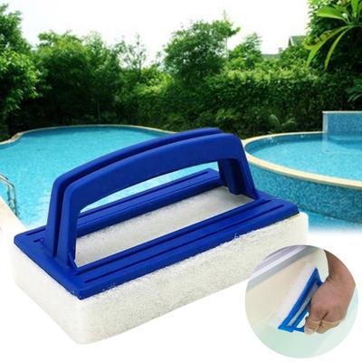 Губчатая щетка с высокой плотностью поглощения воды, противоударная конструкция ручки, небольшая ручная щетка для чистки бассейна