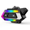 C10 Мотоциклетная гарнитура Bluetooth BT5.4 Handsfree Вызов Беспроводное шумоподавление Водонепроницаемые наушники с RGB-подсветкой