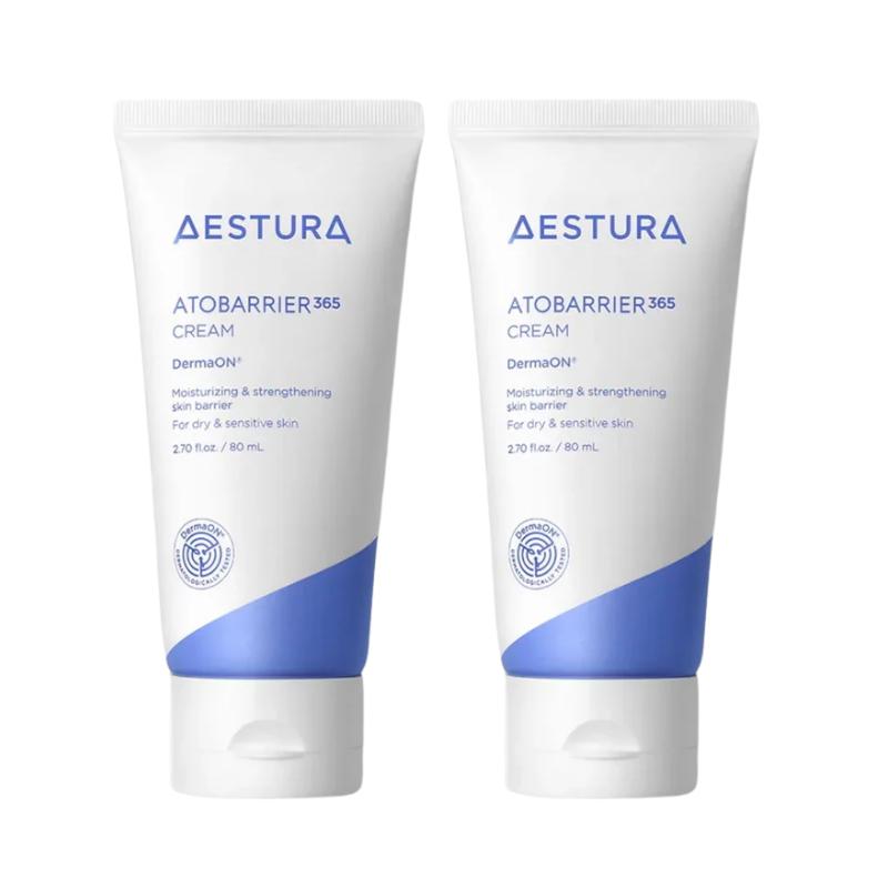 Aestura Atobarrier 365 Крем 80 мл – Увлажняющий крем для восстановления барьера кожи для сухой и чувствительной кожи