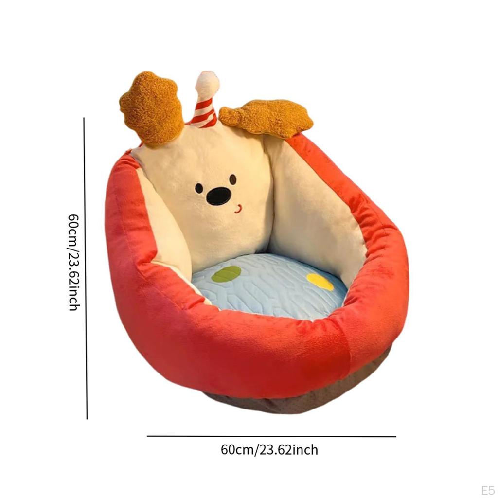 Cushion Chair 1 Seater Sofa Funny Cute Kids Reading Floor for Indoor Balcony Study