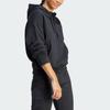 Adidas Solid Color Sports Casual Hoodie Women Hoodies Black IU3171