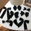 Awareness Black Ribbon Pin Melanoma Cancer Funerals Memorial Pin Black Bow Brooch Pin  Women Men