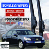 For Chevrolet Epica   2006-2010 Car Windshield Wiper U-type Soft Rubber Frameless Bracketless Car Wipers 22"+22"