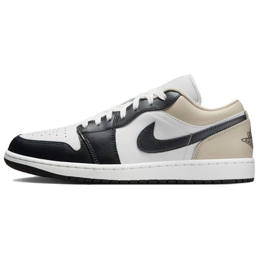 Air Jordan 1 Low Black Toe Rattan Men Sneakers White Summit-White Off-Noir 553558-153