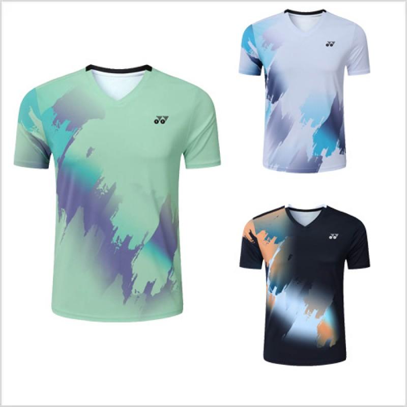 Men Women Badminton Sport Set Quick Dry Breathable Short Sleeve Shirt Shorts Skirt Athletic Training Outfit