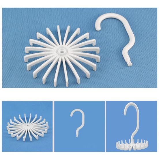 1 шт., 20 крючков, вращающаяся стойка для галстуков, регулируемый ремень, вешалка для шарфа, органайзер