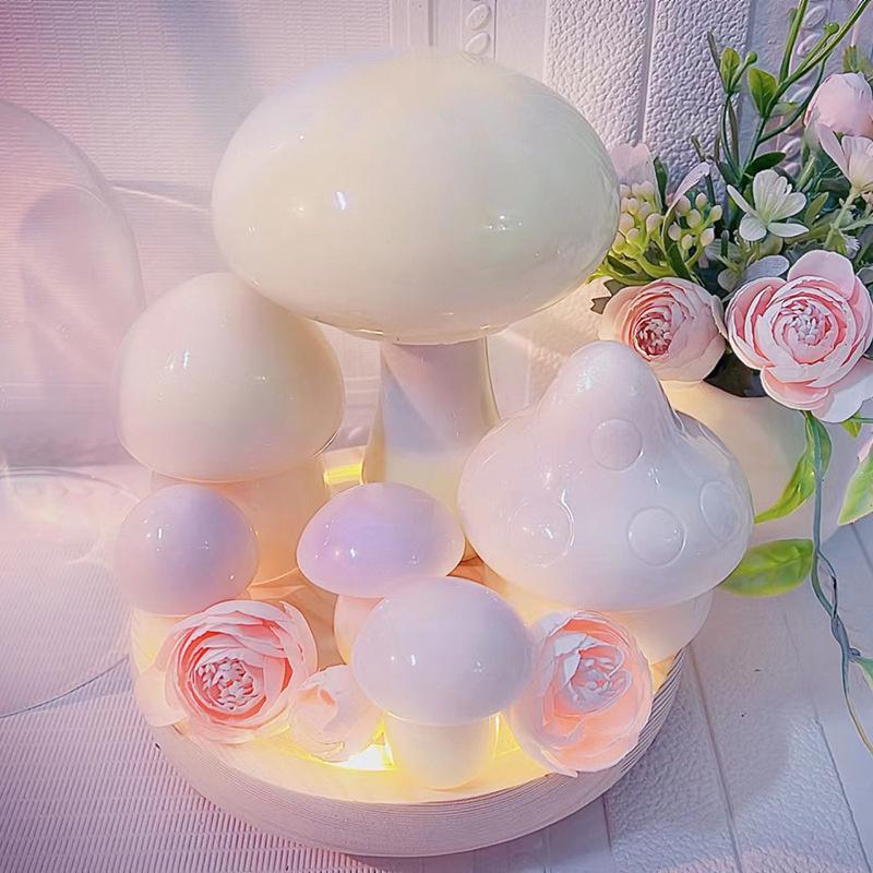 Mushroom Silicone Moulds DIY Resin Epoxy Casting Molds for Table Home Decoration