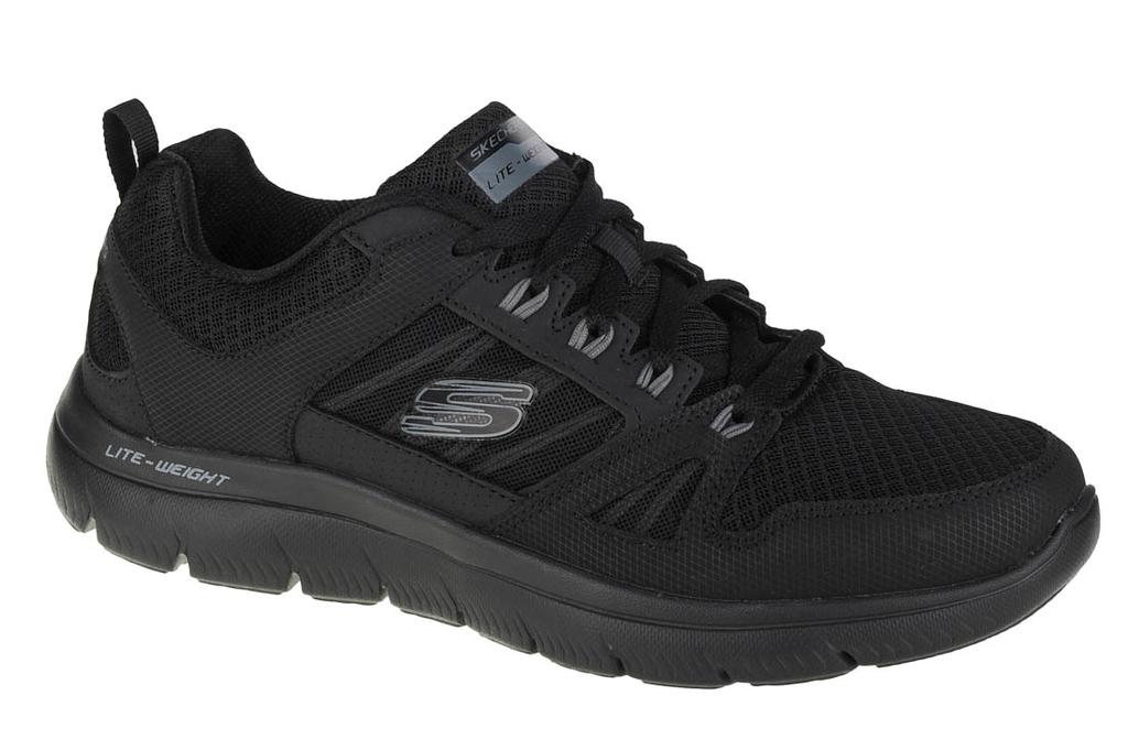 Skechers Summits New World, Mens Black Sneakers