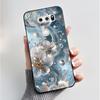 For LG V30 Case H930 H931 LGV30 V30 Plus V30S V35 ThinQ LM-V350 Soft Cover Luxury Fashion Flower Butterfly Black Silicone Casing