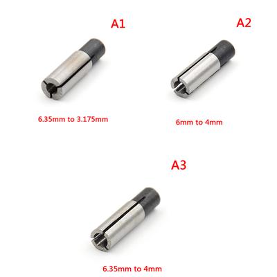 6.35Mm to 3.175Mm 1/8" гравировальный фрезерный инструмент адаптер для гравировальной цанги