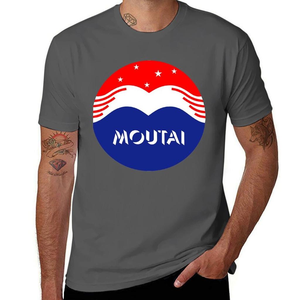 Футболка Moutai For Fans Легкая Повседневная Летняя Футболка