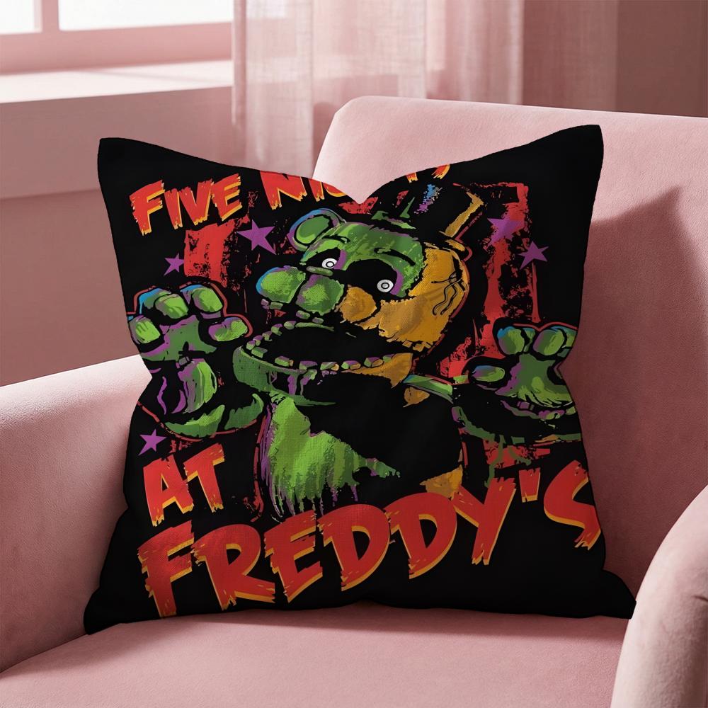 F-Five Nights at Freddy's ИГРОВАЯ Наволочка Мульти-Сценарная Наволочка для Дома и Автомобиля - Двусторонняя, Мягкая и Прочная для Ежедневного Использования